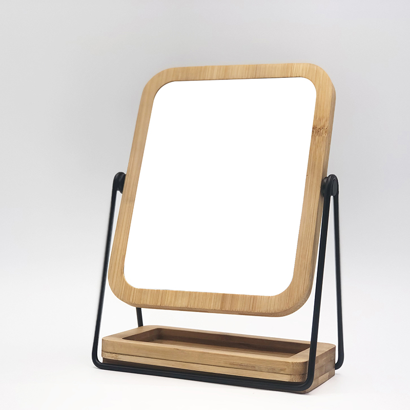 HX8028 Bamboo Table Mirror