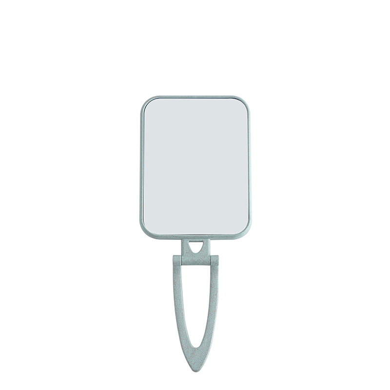 HX1029 Wheat Straw Hand Mirror